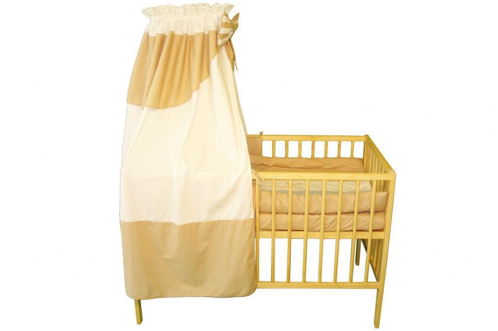 Lenjerie MyKids Cu Broderie Giraffe Maro 5 Piese 120x60