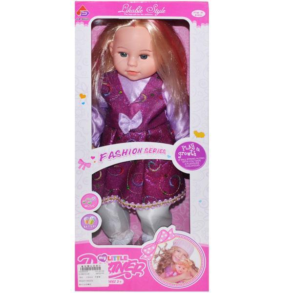 Papusa muzicala medie in cutie