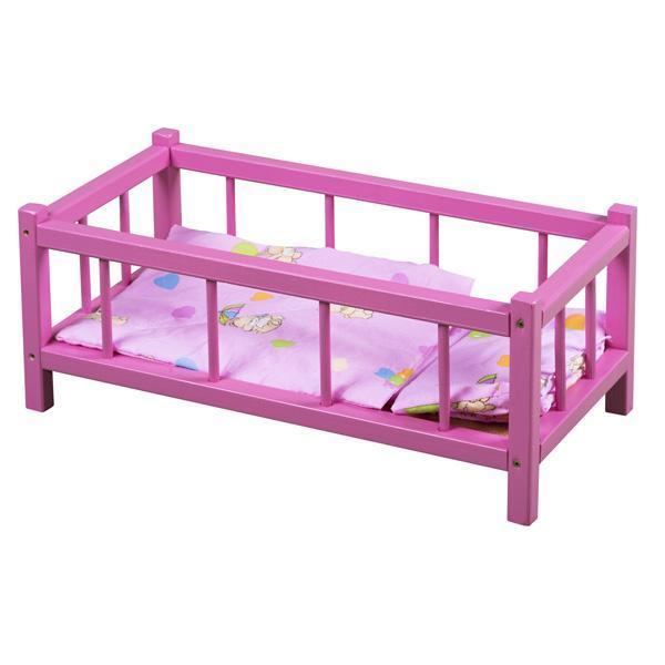 Patut pentru papusi colorat de lemn