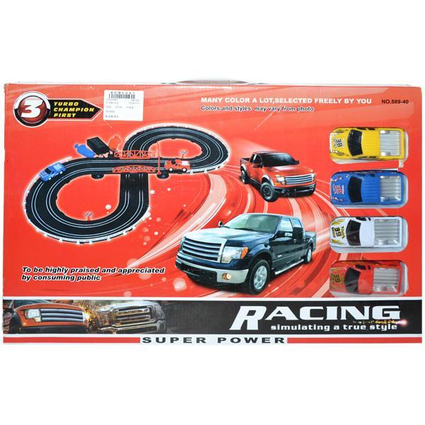 Pista cu 4 masini si baterii