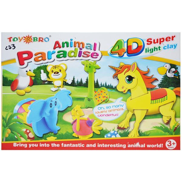 Plastilina cu forme 4D Animale