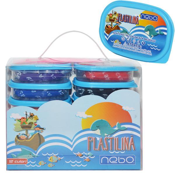 Plastilina modelaj Set 12 in Gentuta - NEBO