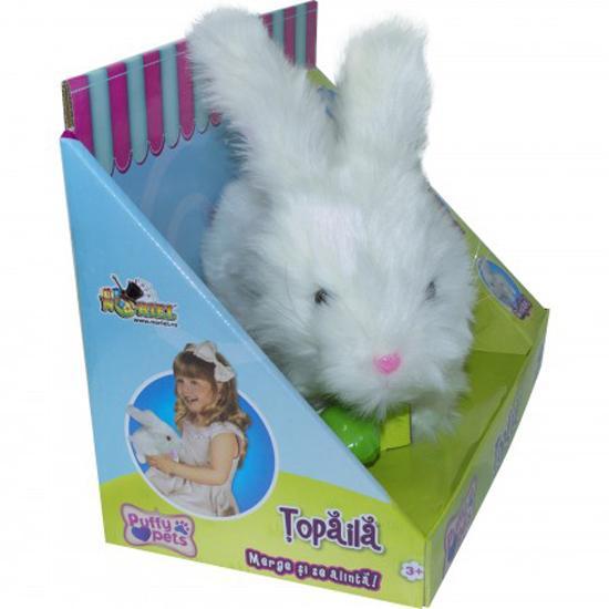 Puffy Pets Topaila - iepure alb