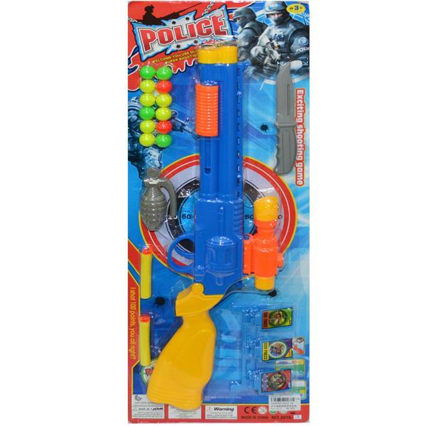 Pusca cu bile si accesorii pe placa