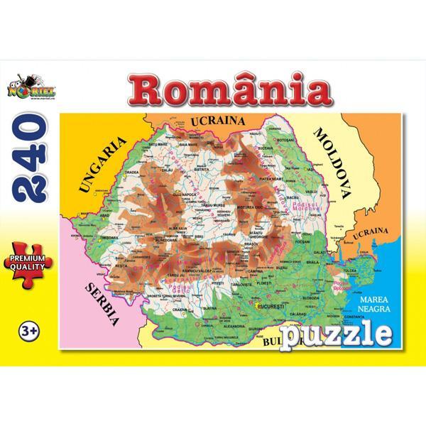 Puzzle 240 piese Lumea Vesela - Romania