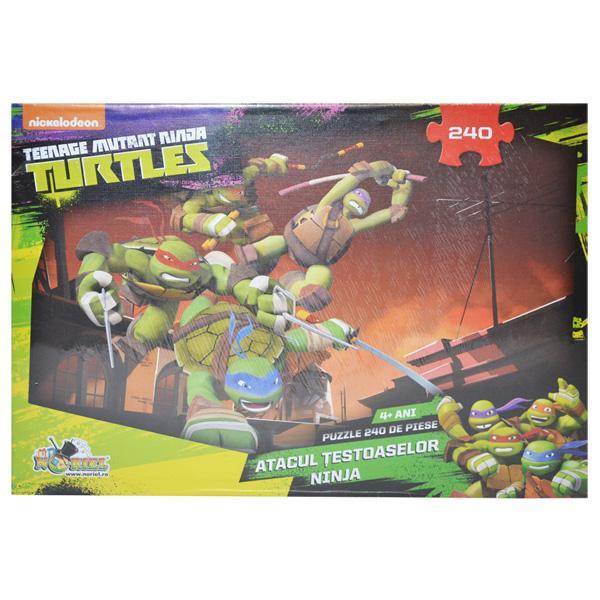 Puzzle 240 piese Atacul Testoaselor Ninja