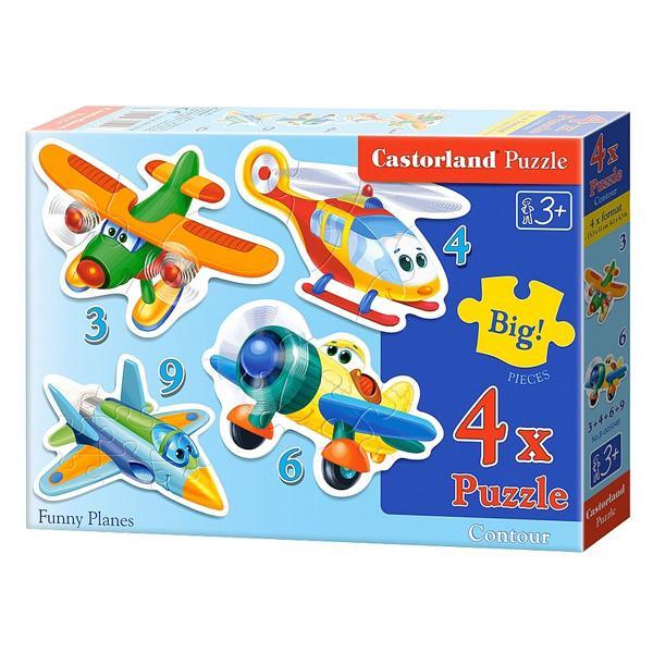 Puzzle 4 in 1 mic - Castorland