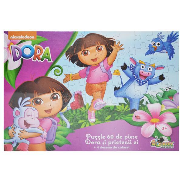 Puzzle 60 piese Coloreaza-ma Dora si prietenii ei