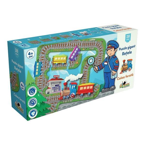 Puzzle gigant Retele - Calea ferata