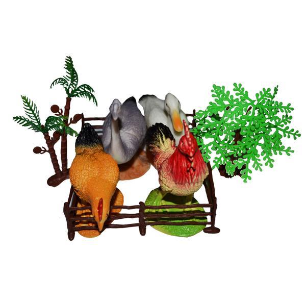 Set 4 Pasari din plastic