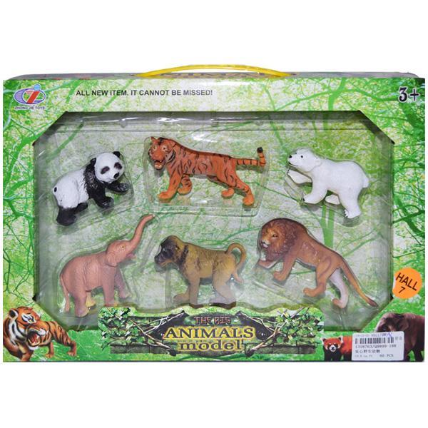 Set 6 Animale salbatice in cutie