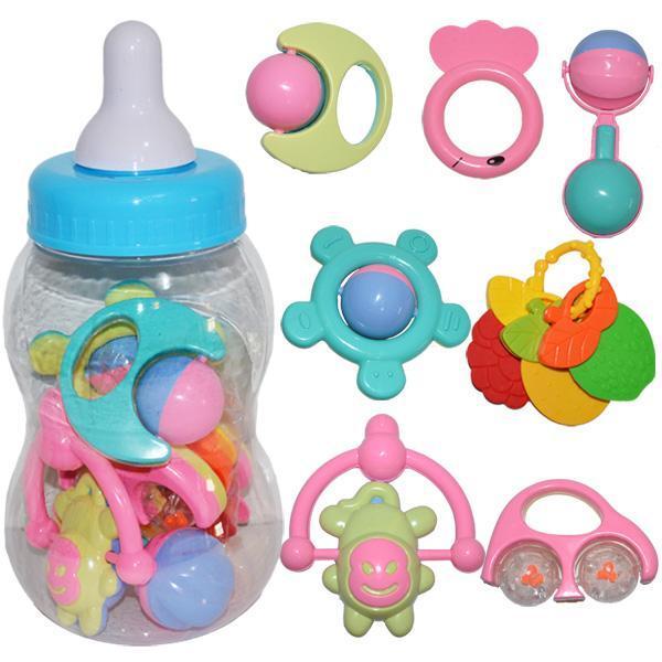 Sunatori bebe cu accesorii in biberon - Set 6