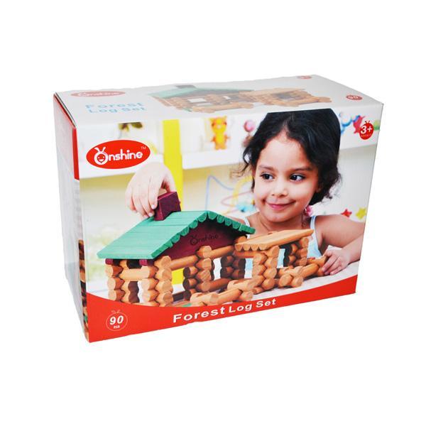 Set creativ de lemn: Casuta fermierului 90 piese