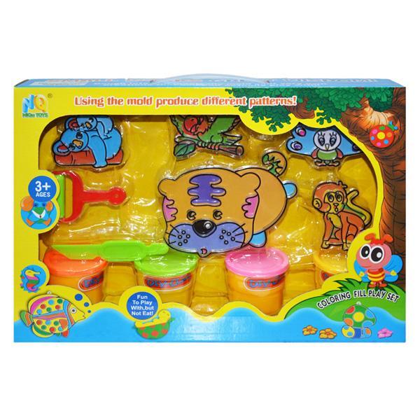 Set Plastilina cu forme in cutie