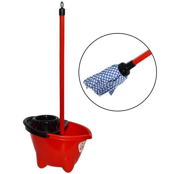 Set curatenie: mop + galeata - Dolu