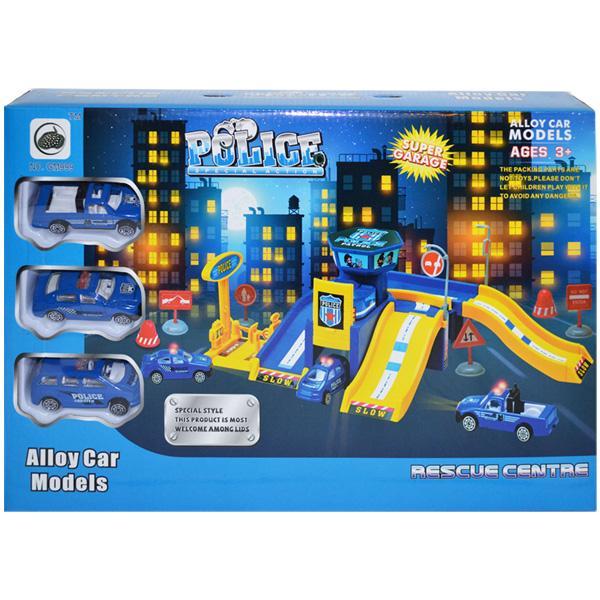 Set Parcare cu masini de politie