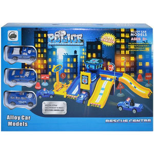 Set Parcare cu masini de politie