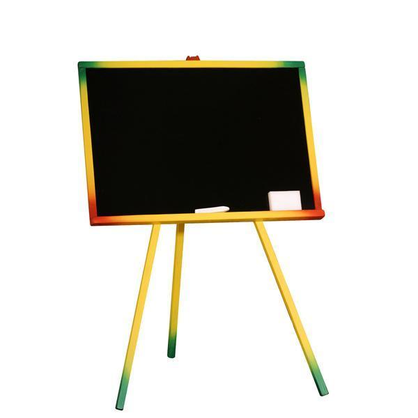 Tablita de lemn mare colorata cu suport