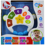 Tamburina bebe cu baterii