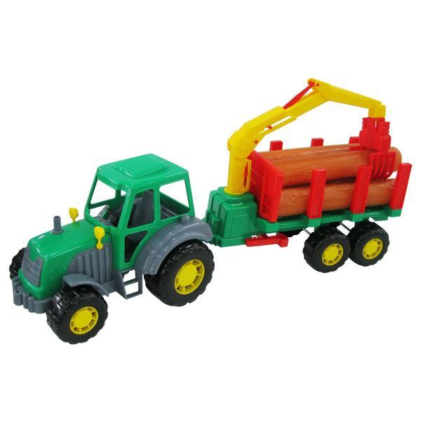 Tractor ALTAY cu remorca si lemne 60cm - POLESIE