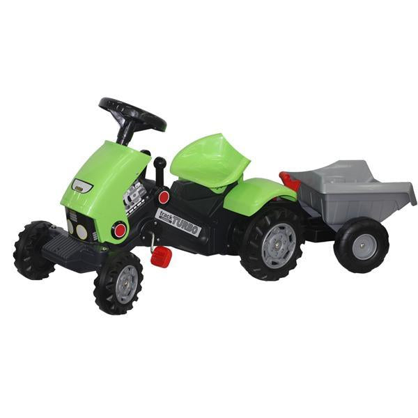 Tractor TURBO 2 cu pedale si remorca - POLESIE