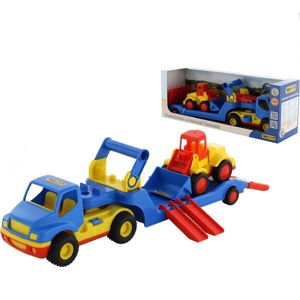 Trailer CONSTRUCK cu excavator - WADER
